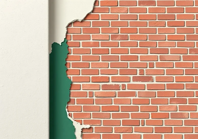 Application d'un enduit décoratif à la lisseuse sur un mur