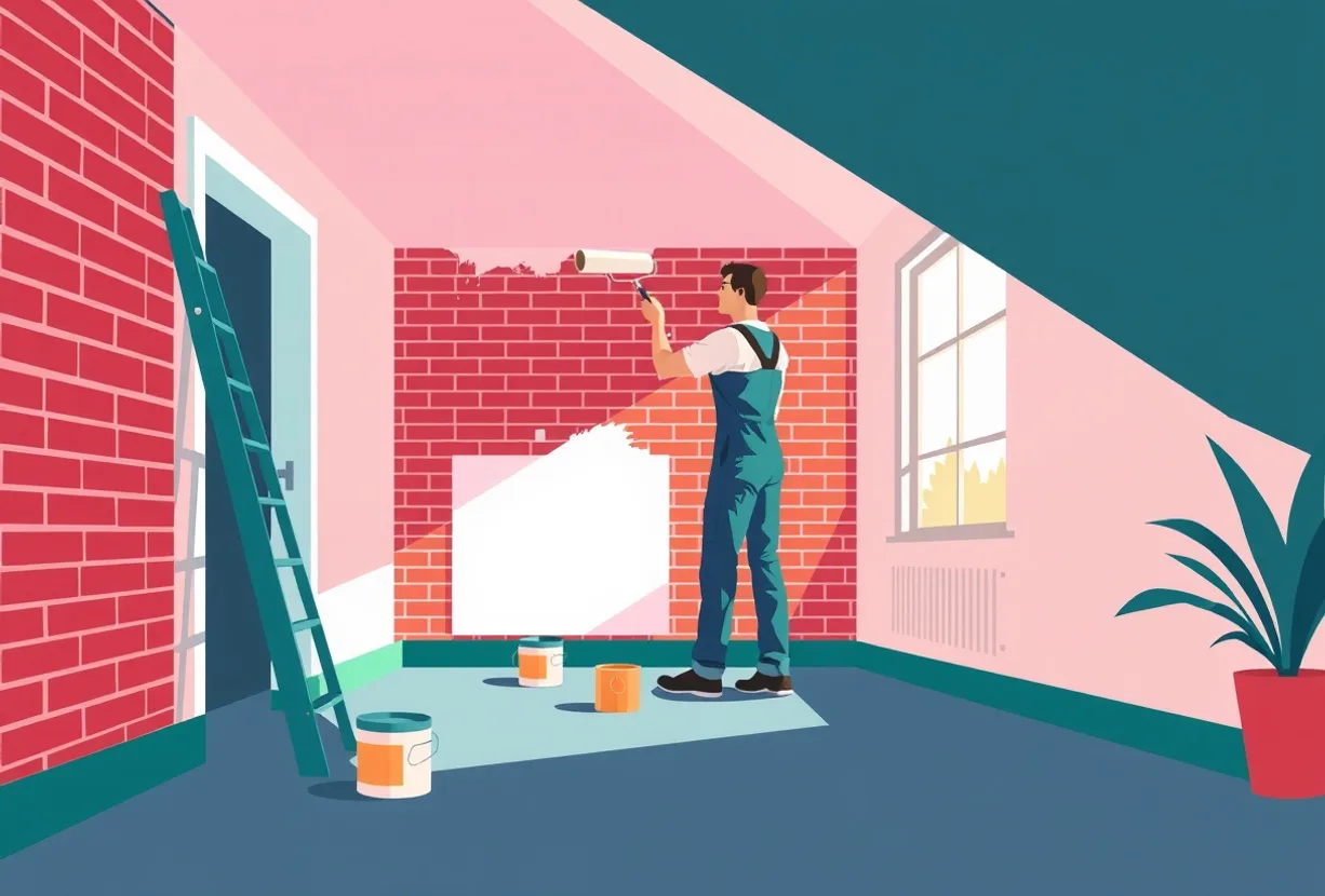 Peintre Léguevin 31490 en intervention sur un chantier